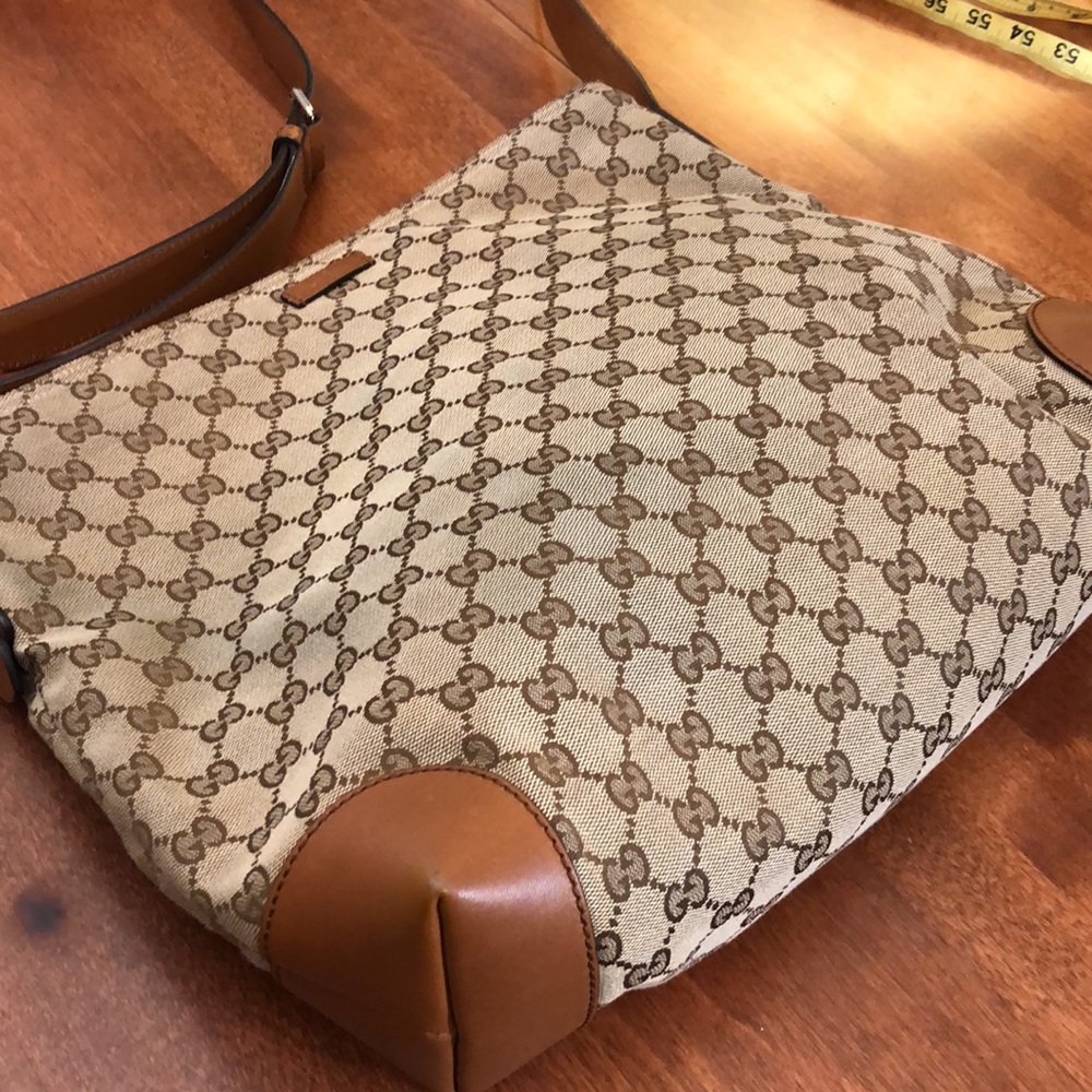 GUCCI | Large original GG canvas messenger bag - Picture 17 of 17